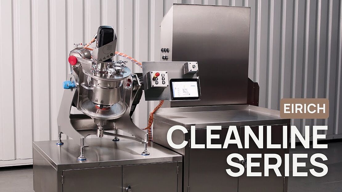 Eirich CleanLine: Multitasking processors for life science applications